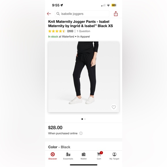 Isabel maternity joggers. Great condition, no signs of wear. - Picture 4 of 4